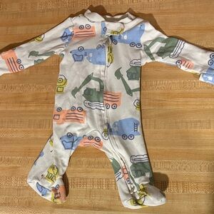 Carter's Multicolor Vehicle Print Footie